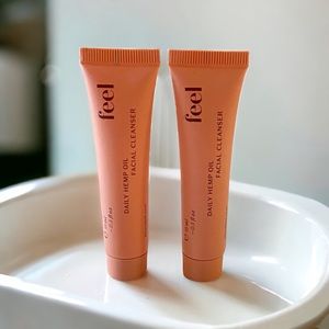 🦄 4/$20 x2 Feel Beauty Daily Hem* Oil Facial Cleanser 15 ml each New